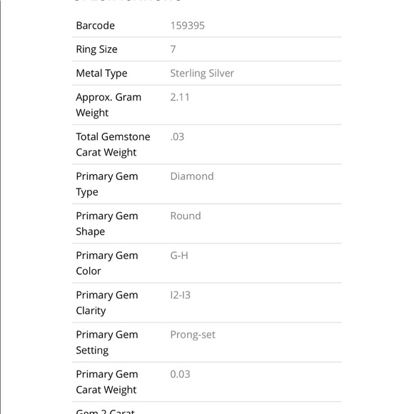 Real diamond promise ring engagement Christmas anniversary gift not CZ not fake - Picture 4 of 8